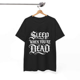 Unisex Gildan 5000 heavy cotton tee in white with crew neckline and classic fit for durable everyday wear