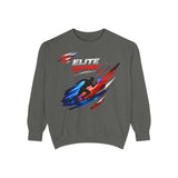 Unisex garment-dyed sweatshirt in heavyweight cotton blend with relaxed fit and streetwear style