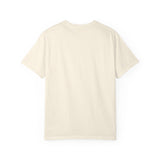 Unisex garment-dyed heavyweight premium cotton streetwear t-shirt with vintage finish and relaxed fit