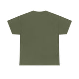 Gildan 5000 unisex heavy cotton tee with seamless body, durable 100% cotton fabric, and classic fit for comfortable everyday wear