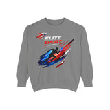 Unisex garment-dyed sweatshirt in heavyweight cotton blend with relaxed fit and streetwear style