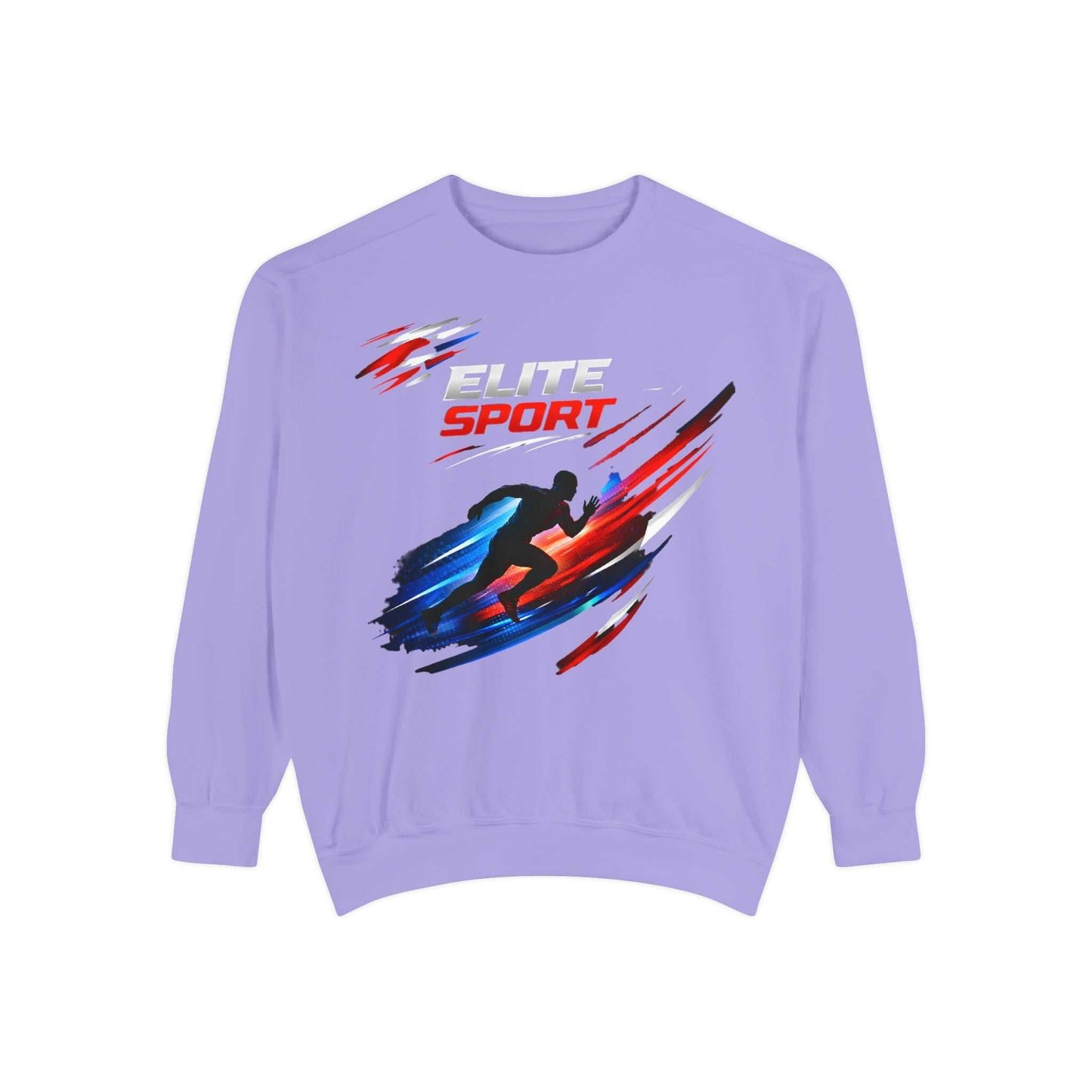 Unisex garment-dyed sweatshirt in heavyweight cotton blend with relaxed fit and streetwear style