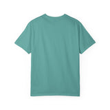 Unisex garment-dyed heavyweight cotton streetwear t-shirt with vintage finish and relaxed fit