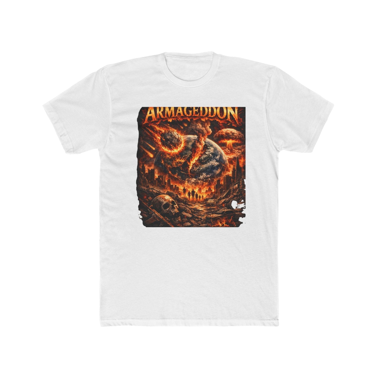 Unisex Cotton Crew Tee soft lightweight fitted short sleeve shirt for casual and workout wear