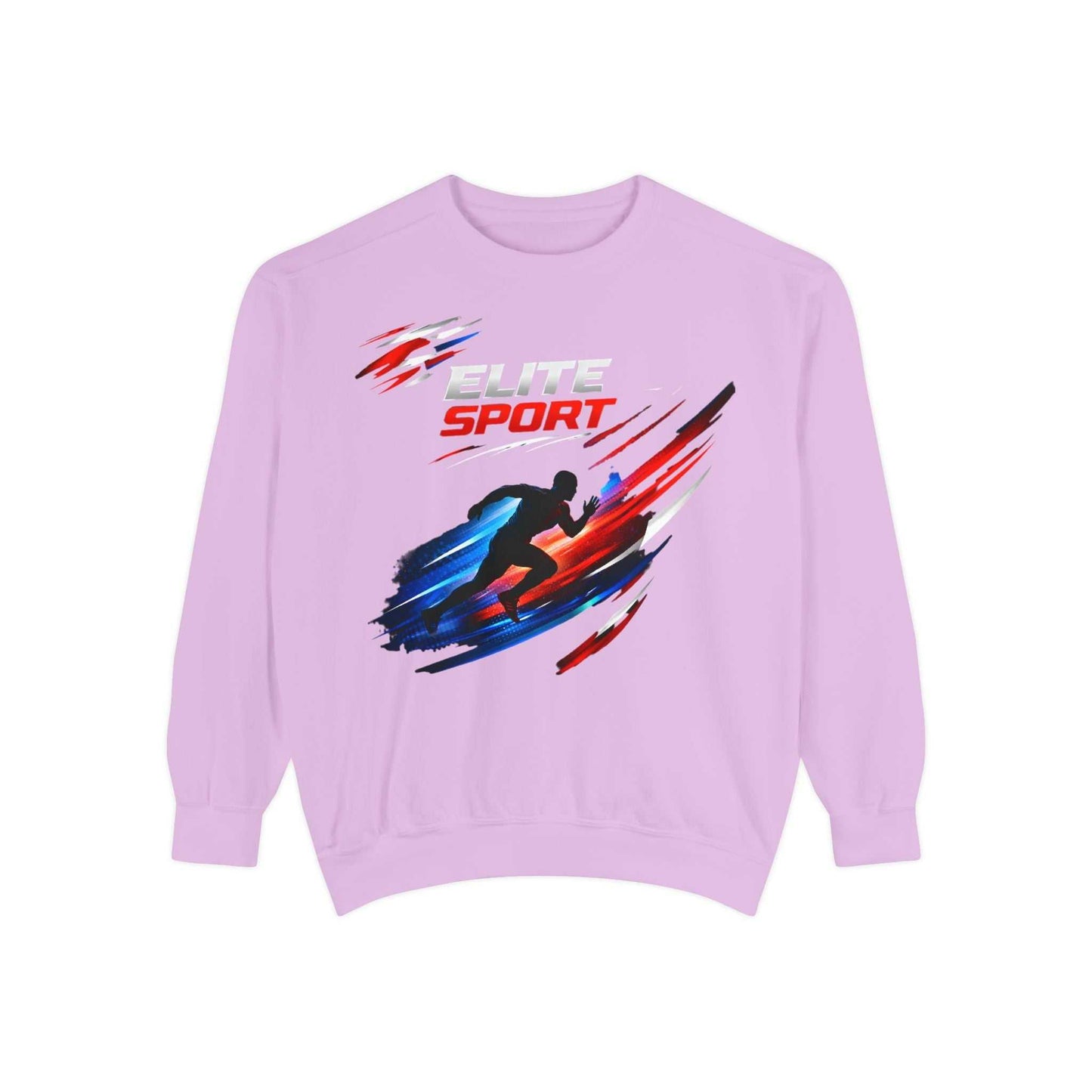 Unisex garment-dyed sweatshirt in heavyweight premium cotton blend with relaxed fit and vintage streetwear style