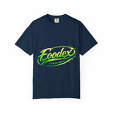 Unisex garment-dyed heavy cotton t-shirt with relaxed fit and soft vintage texture