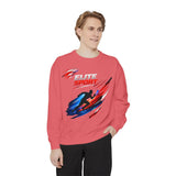 Unisex garment-dyed heavyweight sweatshirt with premium cotton blend and relaxed streetwear fit