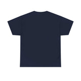 Gildan 5000 unisex heavy cotton tee in white with crew neckline and seamless body for durable, comfortable everyday wear