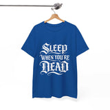 Gildan 5000 unisex heavy cotton tee in white, durable 100% cotton with classic fit and crew neck
