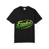 Unisex garment-dyed heavy cotton t-shirt with relaxed fit and vintage soft-washed texture