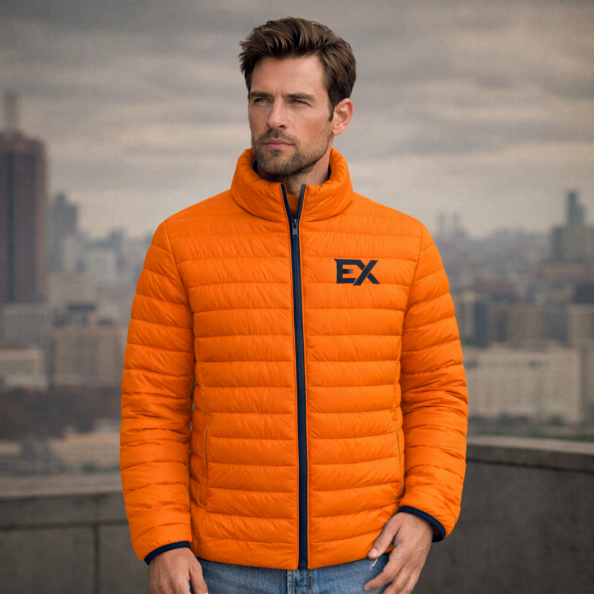 Men's Puffer Jacket (AOP)