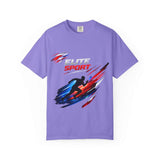 Unisex garment-dyed heavyweight cotton t-shirt with relaxed fit and premium comfort