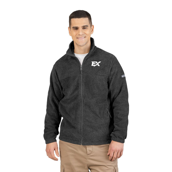 Eoodex unisex Columbia fleece jacket in premium lightweight polyester for warmth and outdoor wear