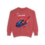 Unisex garment-dyed sweatshirt in heavyweight cotton blend with relaxed fit and streetwear style