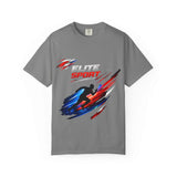 Unisex garment-dyed heavyweight cotton t-shirt with relaxed fit and double-needle stitching for durability