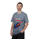 Unisex garment-dyed heavyweight cotton t-shirt with relaxed fit and durable double-needle stitching