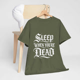 Gildan 5000 unisex heavy cotton tee in white with classic fit and crew neckline
