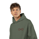 Relaxed Fit Fleece Hoodie — EOODEX