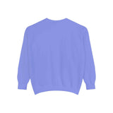 Unisex garment-dyed sweatshirt in heavyweight cotton blend with relaxed fit and streetwear style