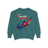 Unisex garment-dyed sweatshirt in premium cotton blend with relaxed streetwear fit and durable heavyweight fabric