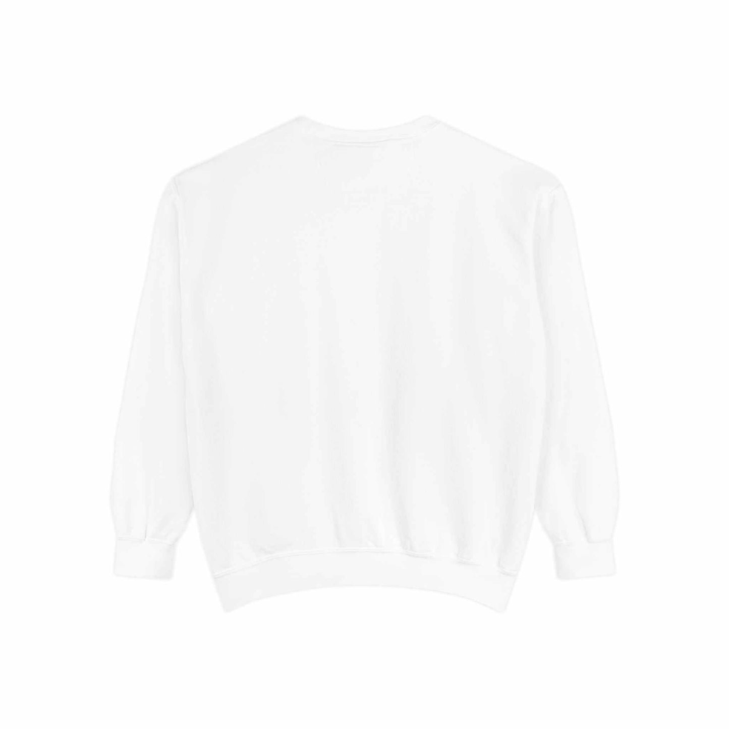 Unisex garment-dyed heavyweight sweatshirt with premium cotton blend and relaxed streetwear fit