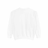 Unisex garment-dyed heavyweight sweatshirt with premium cotton blend and relaxed streetwear fit