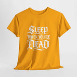 Gildan 5000 unisex heavy cotton tee in white with classic fit and crew neckline