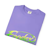 Unisex garment-dyed heavy cotton t-shirt with relaxed fit and vintage soft-washed texture in multiple colors