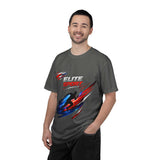 Unisex garment-dyed heavyweight cotton t-shirt with relaxed fit and durable double-needle stitching