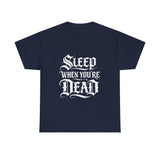 Gildan 5000 unisex heavy cotton tee in white with classic fit and crew neckline