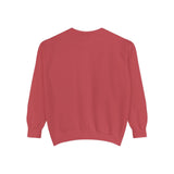 Unisex garment-dyed heavyweight sweatshirt with premium cotton blend and relaxed streetwear fit