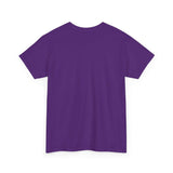 Gildan 5000 unisex heavy cotton tee in white with classic fit and crew neckline