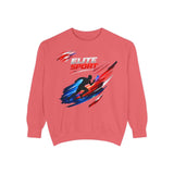 Unisex garment-dyed heavyweight sweatshirt in premium cotton blend with relaxed streetwear fit