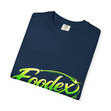 Unisex garment-dyed heavy cotton t-shirt with relaxed fit and vintage soft-washed texture