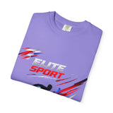 Unisex garment-dyed t-shirt made from 100% ring-spun cotton with relaxed fit and durable double-needle stitching
