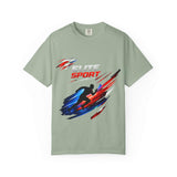 Unisex garment-dyed heavyweight cotton t-shirt with relaxed fit and durable stitching for premium comfort and streetwear style