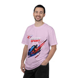 Unisex garment-dyed heavyweight cotton t-shirt with relaxed fit and durable double-needle stitching