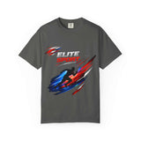 Unisex garment-dyed t-shirt in heavyweight cotton with relaxed fit and premium comfort