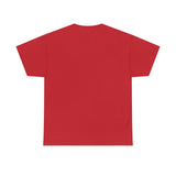 Gildan 5000 unisex heavy cotton tee in white, classic fit, durable 100% cotton shirt