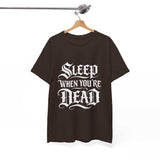 Gildan 5000 unisex heavy cotton tee in white with classic fit and crew neckline