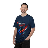 Unisex garment-dyed heavyweight cotton T-shirt with relaxed fit and durable double-needle stitching